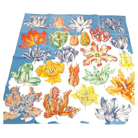 Hermes tulipomanie scarf